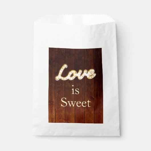 Marquee Lights Gefallen Tasche - Stallbrett Geschenktütchen (Vorderseite)