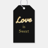 Marquee Lights - Geschenktafel - schwarz Geschenkanhänger (Vorderseite)