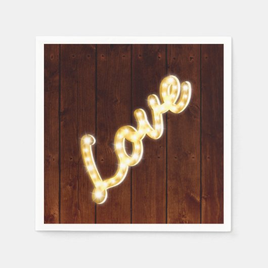 Marquee Lights Napkin - Barrett Serviette (Vorderseite)