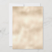 Marquee Sign auf Gold Game Night Party Einladung (Rückseite)