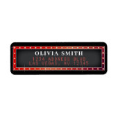 Marquee Sign Red & Black (Vorne)