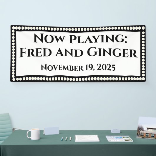 Marquee Wedding Banner (Messe)