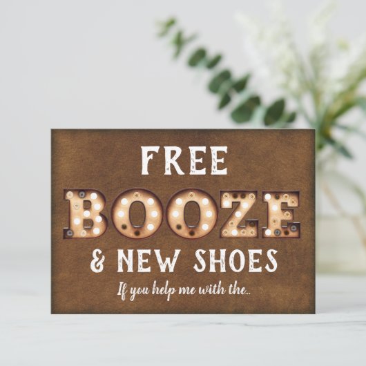 Marquee Werden Sie meine Trauzeuge-Karte Einladung (Stehend Vorderseite)