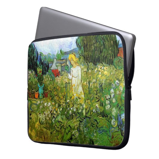Marquerite Gachet im Garten, Vincent van Gogh. Laptopschutzhülle (Vorderseite Links)