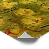 Marquerite Gachet im Garten, Vincent van Gogh Poster (Ecke)