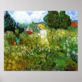 Marquerite Gachet im Garten, Vincent van Gogh Poster (Vorne)