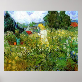 Marquerite Gachet im Garten, Vincent van Gogh Poster
