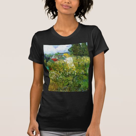 Marquerite Gachet im Garten, Vincent van Gogh. T-Shirt (Vorderseite)