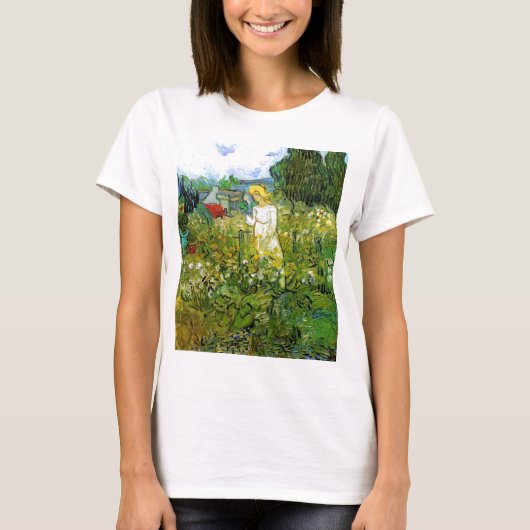 Marquerite Gachet im Garten, Vincent van Gogh. T-Shirt (Vorderseite)