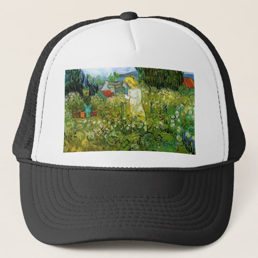 Marquerite Gachet im Garten, Vincent van Gogh. Truckerkappe (Vorderseite)
