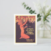 Marques Del Merito Vinos y Conac Postkarte (Stehend Vorderseite)