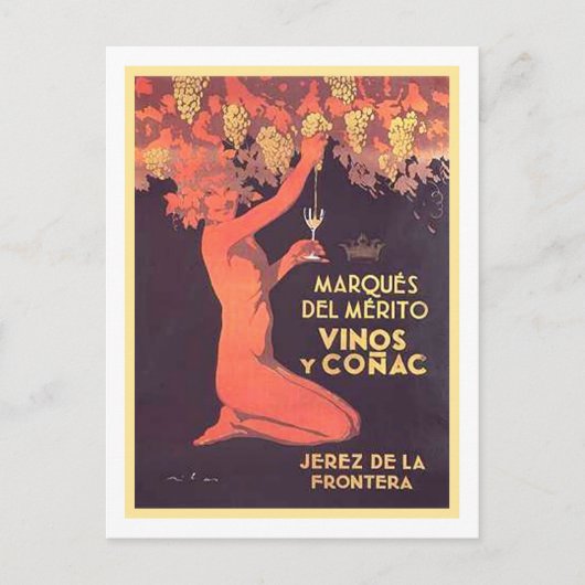 Marques Del Merito Vinos y Conac Postkarte (Vorderseite)