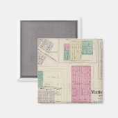 Marquette, Conway, Galva, Elyria, Ames, Kansas Magnet (Vorderseite/Rückseite)