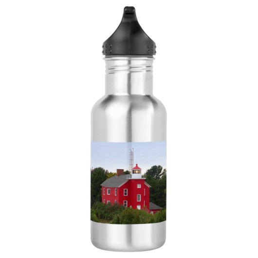 Marquette Hafen Leuchtturm 2 Wasserflasche (Rechts)