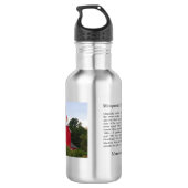 Marquette Hafen Leuchtturm 2 Wasserflasche (Rückseite)