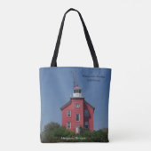 Marquette Hafen Leuchtturm überall auf Tasche (Rückseite)