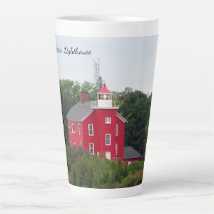 Marquette Harbor Leuchtturm Latte Tasse