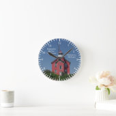 Marquette Harbor Lighthouse clock Runde Wanduhr (Zuhause)