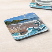 Marquette Harbour Lighthouse, Marquette, MI Unters Getränkeuntersetzer (Linke Seite)