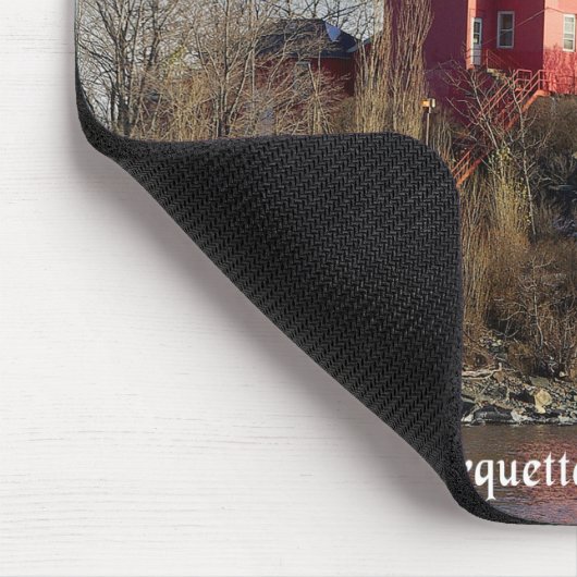 Marquette Harbour Lighthouse Mousepad (Ecke)