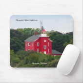 Marquette Harbour Lighthouse Mousepad (Mit Mouse)