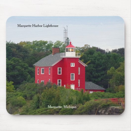 Marquette Harbour Lighthouse Mousepad (Vorne)