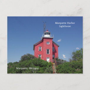 Marquette Harbour Lighthouse Postkarte