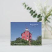 Marquette Harbour Lighthouse Postkarte (Stehend Vorderseite)