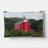 Marquette Harbour Lighthouse Reißbeutel Zubehörtasche (Rückseite)