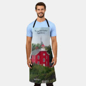 Marquette Harbour Lighthouse Schürze (Getragen)