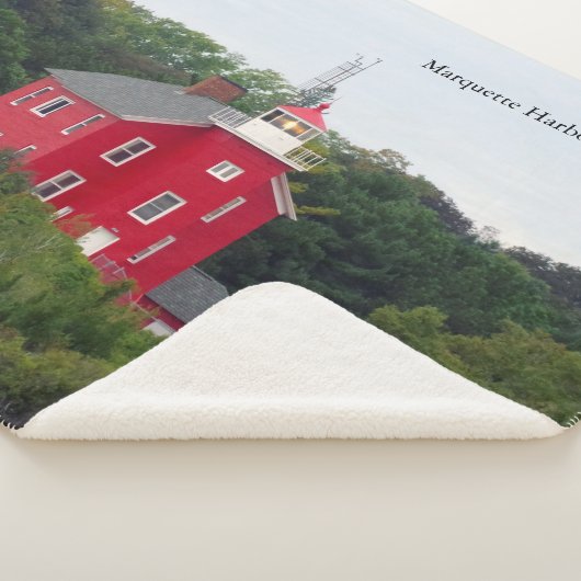 Marquette Harbour Lighthouse Sherpa Decke Sherpadecke (3/4)