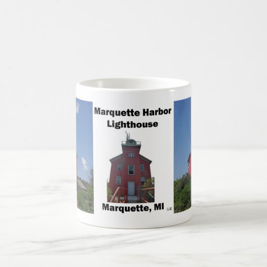 Marquette Harbour Lighthouse Tasse (Mittel)