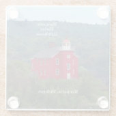 Marquette Harbour Lighthouse Untersetzer (Rückseite)