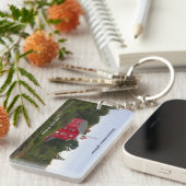 Marquette Harbour Rechteck Schlüsselkette Schlüsselanhänger (Vorderseite rechts)