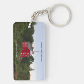 Marquette Harbour Rechteck Schlüsselkette Schlüsselanhänger (Rückseite)