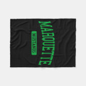 Marquette High School HS Chesterfield MO Varsity Fleecedecke (Vorderseite (Horizontal))