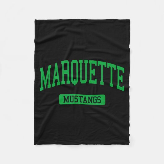 Marquette High School HS Chesterfield MO Varsity Fleecedecke (Vorderseite)