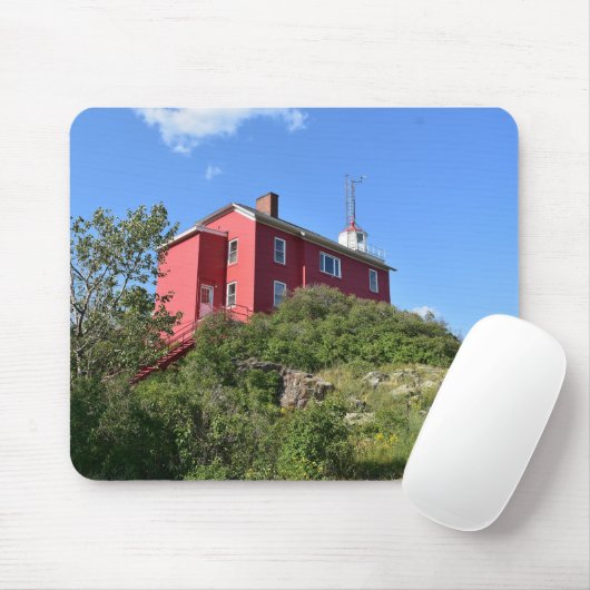 Marquette Lighthouse Mousepad (Mit Mouse)