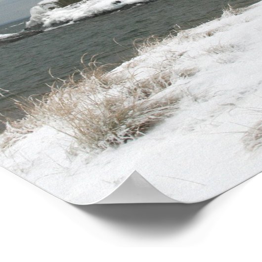 Marquette Lighthouse Poster (Ecke)