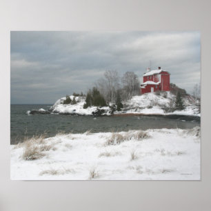 Marquette Lighthouse Poster