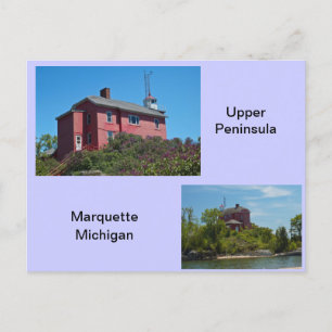 Marquette Lighthouse Postkarte