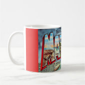 Marquette Michigan Gruß Postkarten Tasse (Links)
