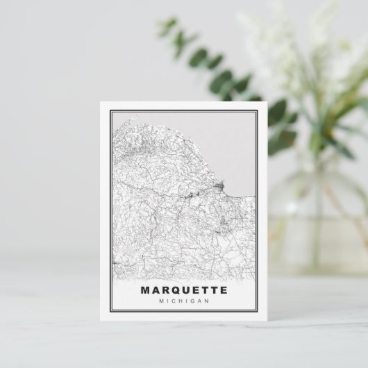 Marquette Postkarte (Stehend Vorderseite)