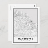Marquette Postkarte (Vorne/Hinten)