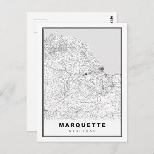 Marquette Postkarte (Vorne/Hinten)