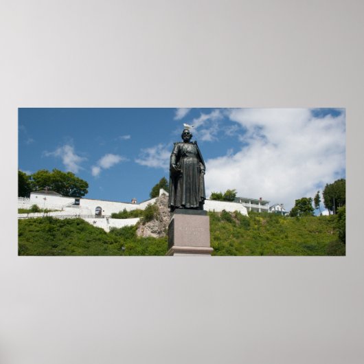 Marquette Statue, Mackinac Island, Michigan Poster (Vorne)