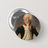 Marquis De Lafayette Portrait Button (Vorne & Hinten)