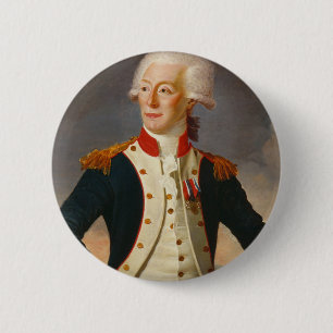 Marquis De Lafayette Portrait Button