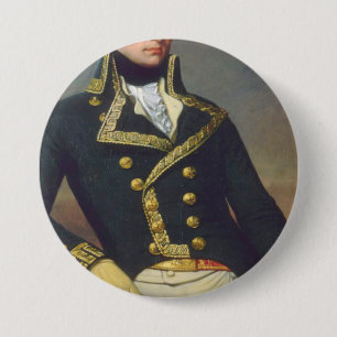 Marquis De Lafayette Portrait Button