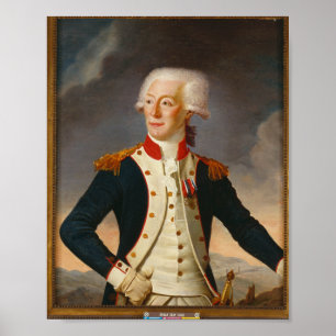 Marquis De Lafayette Portrait Poster